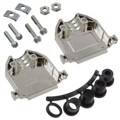 DCH-B-003 - CONN BACKSHELL 25POS 180DEG SHLD