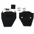 165X11249XE - CONN BACKSHELL 15P 45/180DEG BLK