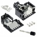 165X11759X - CONN BACKSHELL 9POS 45DEG SHLD
