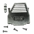 165X11329XE - CONN BACKSHELL 15P 45/180DEG SHD