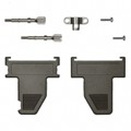 951-009-020R121 - CONN BACKSHELL 9P 60DEG SHLD SLV