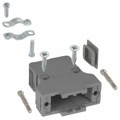 982-015-010-031 - CONN BACKSHELL 15P 90/180DEG GRY