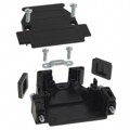 975-025-010-011 - CONN BACKSHELL 25P 45/180DEG BLK