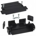 975-037-010-011 - CONN BACKSHELL 37P 45/180DEG BLK