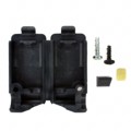 205729-1 - CONN BACKSHELL 9P 45/180DEG BLK