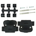 745121-2 - CONN BACKSHELL 25POS 180DEG BLK