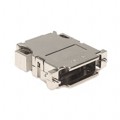 DDM-25-000-1-BSK1 - CONN BACKSHELL 25POS 180DEG SHLD