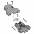 982-009-010R031 - CONN BACKSHELL 9POS 180DEG GRAY