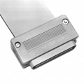 3485-2500R - CONN BACKSHELL 50POS 180DEG GRAY