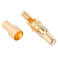 212100 - CONN D-SUB PIN COAX CRIMP GOLD