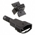 DE09-SD-LC-KIT-B - CONN D-SUB HOUSING RCPT 9POS