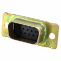 204501-1 - CONN D-SUB HD HOUSING PLUG 15POS