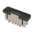 FFC2A32-06-T - 06W, 0.5MM, FFC CON, VERT, H4.25
