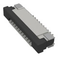 FFC3B07-10-T - 10W, 1.0MM FFC CONN, R/A,BOT CON