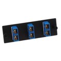 FAP3WBUDSCZ - FAP W/3 SC DUPL ADAPTERS (BU) ZI