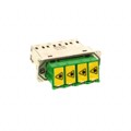 1061230650 - CONN COUPLER RCPT LC-LC 4-PLEX