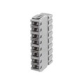 HMUA-8SR-B3(40) - CONN COUPLER RCPT MU-MU 8-PLEX