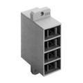 HSC2-4SR-D1(01) - CONN COUPLER RCPT SC-SC 4-PLEX