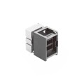 HMUB-L2HA-1(40) - CONN FBR OPTIC RCPT HSG FOR HMUB