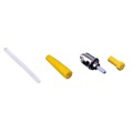 8100-YS - CONN FIBER ST PLUG SMPLX 125UM