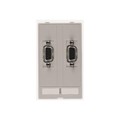 39500030020 - DATA MODULE (2X SUB-D9, F-M)