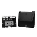 7940111824 - DOUBLE FRAME, KNOB LOCK, GFCI DO