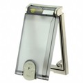 39500000100 - SINGLE FRAME, NI PLATED, PLASTIC