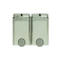 39500000210 - DOUBLE FRAME, NI PLATED, METAL C