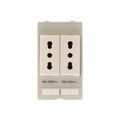 39500010007 - PLUG SOCKET MODULE DOUBLE ITALY