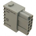 09140122732 - MODULE FEMALE 12POS PUSH IN LOCK