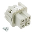 09200032711 - INSERT FEMALE 3POS+1GND SCREW