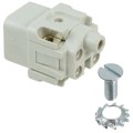 1-1103403-1 - INSERT FEMALE 4POS+1GND SCREW