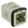 HA-003-MS - RECTANGULAR CONN HOOD
