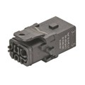 09100053101 - 1A 5+PE FEM CRIMP INSERT SLATCH