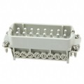 HA-016-M(17-32) - INSERT MALE 16+1GND SCREW