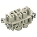 09380062711 - INSERT FEMALE 4+0POS+1GND SCREW