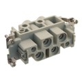 09380062701 - INSERT FEMALE 4+2POS+1GND SCREW