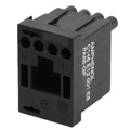 C146E12001E8 - MOD RJ45 MALE 8P8C+5PWR CRIMP