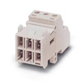 1854019 - INSERT MALE 6POS SCREW