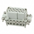 HA-010-F - INSERT FEMALE 10+1GND SCREW