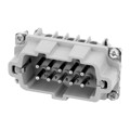 C14610A0100021 - INSERT MALE 10POS+1GND SCREW