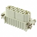 0936010099 - 25P + PE FEMALE INSERT 10A 250V/