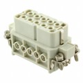 0936010137 - 10P + PE FEMALE INSERT 16A 250V/