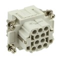 0936010237 - 10P + PE FEMALE INSERT 16A 500V/