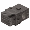 09100123100 - 1A 12PIN FEMALE CRIMP INSERT WIT