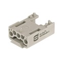 09120043101 - MODULE FEMALE 4POS CRIMP
