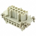 0936010231 - 10P + PE FEMALE INSERT 16A 500V/