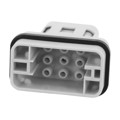 C146 10A008 500 12 - INSERT MALE 8POS+1GND CRIMP