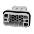 C146 10A017 500 12 - INSERT MALE 17POS+1GND CRIMP