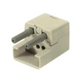09120042606 - INSERT MALE 4POS+2 FIBER CRIMP